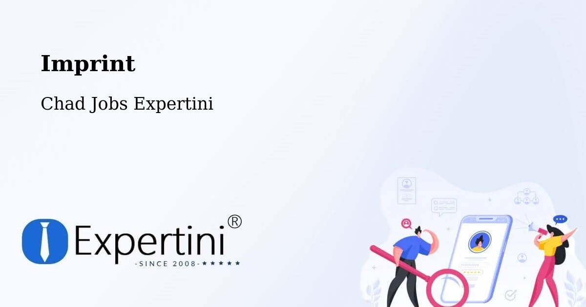 Imprint – Goz Beïda - Chad Jobs Expertini