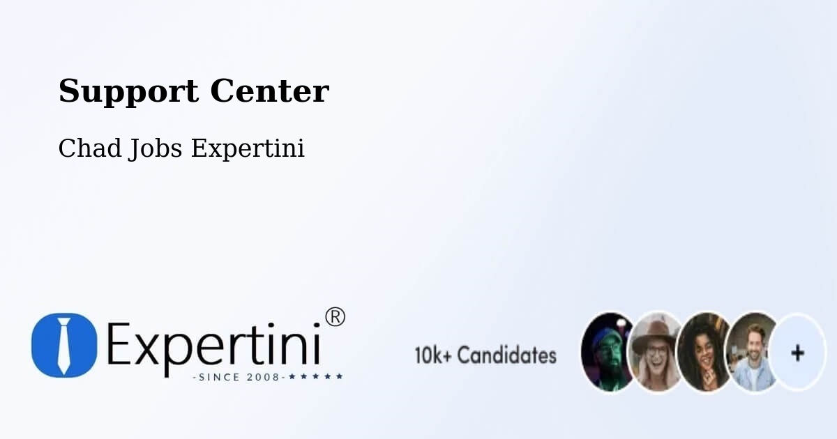 Support Services – Goz Beïda - Chad Jobs Expertini